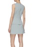 Back View - Click To Enlarge - DION LEE - Asymmetric gathered tab sleeveless top
