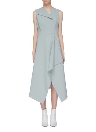 Main View - Click To Enlarge - DION LEE - 'Folded Sail' drape sleeveless dress