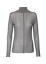 Main View - Click To Enlarge - DION LEE - 'Outline Skivvy' sheer rib knit turtleneck top