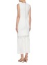 Back View - Click To Enlarge - DION LEE - 'Lustrate' layered pleated hem knit sleeveless dress