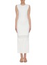 Main View - Click To Enlarge - DION LEE - 'Lustrate' layered pleated hem knit sleeveless dress