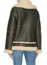 Back View - Click To Enlarge - ACNE STUDIOS - Panelled oversized boxy shearling jacket