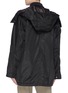 Back View - Click To Enlarge - ACNE STUDIOS - Detachable hood oversized parka