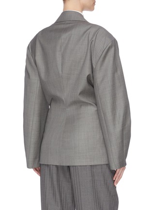 Back View - Click To Enlarge - ACNE STUDIOS - 'Jaster' cinched oversized blazer