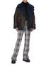 Figure View - Click To Enlarge - ACNE STUDIOS - Oversized shearling aviator jacket
