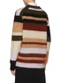 Back View - Click To Enlarge - ACNE STUDIOS - Colourblock stripe oversized sweater