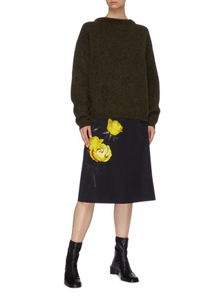 Figure View - Click To Enlarge - ACNE STUDIOS - Oversized mélange sweater
