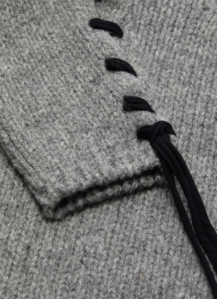  - ACNE STUDIOS - 'Kacee' contrast stitch seam turtleneck sweater