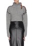 Main View - Click To Enlarge - ACNE STUDIOS - 'Kacee' contrast stitch seam turtleneck sweater