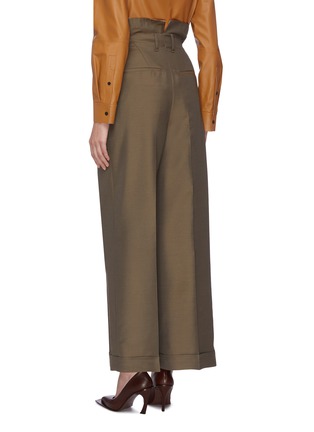 Back View - Click To Enlarge - ACNE STUDIOS - Pleated paperbag pants