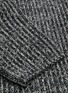  - ACNE STUDIOS - Split side oversized wool rib knit turtleneck sweater