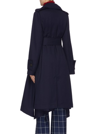 Back View - Click To Enlarge - ACNE STUDIOS - Belted double-breasted twill trench coat