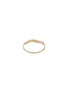 Detail View - Click To Enlarge - SARAH & SEBASTIAN - 'Kintsugi Line' white diamond 10k yellow gold ring