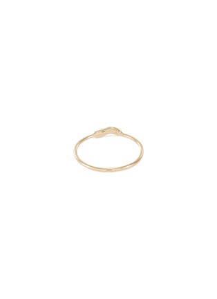 Detail View - Click To Enlarge - SARAH & SEBASTIAN - 'Kintsugi Fine Line' white diamond 10k yellow gold ring