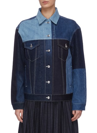 Main View - Click To Enlarge - ACNE STUDIOS - Panelled denim jacket