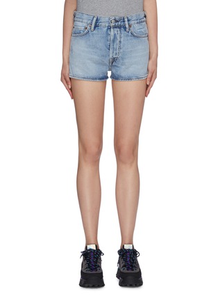 Main View - Click To Enlarge - ACNE STUDIOS - 'Magee' washed denim shorts
