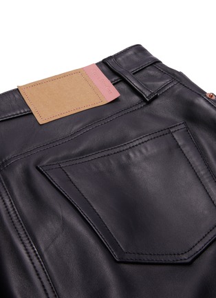 Detail View - Click To Enlarge - ACNE STUDIOS - Lambskin leather skirt