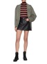 Figure View - Click To Enlarge - ACNE STUDIOS - Lambskin leather skirt