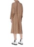 Back View - Click To Enlarge - FFIXXED STUDIOS - Check flared shirt dress