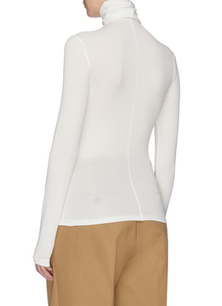 Back View - Click To Enlarge - FFIXXED STUDIOS - Gathered front turtleneck top