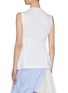 Back View - Click To Enlarge - ENFÖLD - Tie pleated panelled sleeveless top