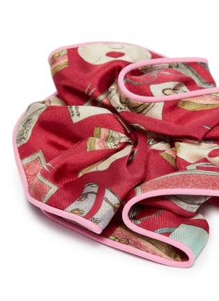 Detail View - Click To Enlarge - CJW - Graphic print scrunchie