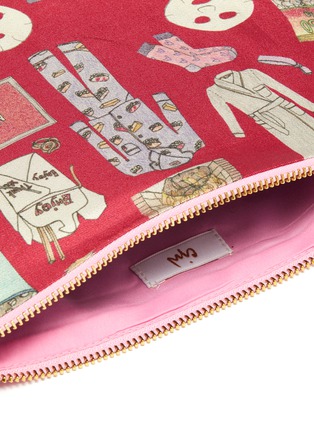 Detail View - Click To Enlarge - CJW - Graphic print pouch