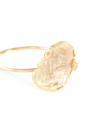 Detail View - Click To Enlarge - SARAH & SEBASTIAN - 'Small Leaf' 10k yellow gold ring