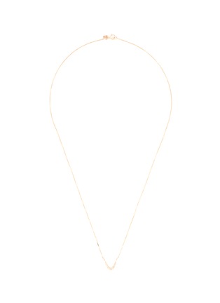 Main View - Click To Enlarge - SARAH & SEBASTIAN - 'Mandible' diamond 10k yellow gold pendant necklace