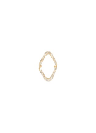 Main View - Click To Enlarge - SARAH & SEBASTIAN - 'Chatter Box' diamond 10k yellow gold single drop earring