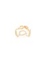 Main View - Click To Enlarge - SARAH & SEBASTIAN - 'Kintsugi' diamond 10k yellow gold sculptural ring