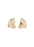 Main View - Click To Enlarge - SARAH & SEBASTIAN - 'Chasm Disc' 10k yellow gold mismatched stud earrings