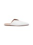 Main View - Click To Enlarge - ROSETTA GETTY - Notched vamp leather slides