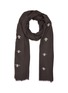 Main View - Click To Enlarge - JANAVI - 'Bees' embellished Merino wool scarf