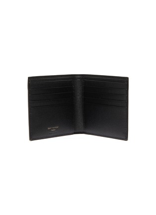 Figure View - Click To Enlarge - SAINT LAURENT - Pebble grain leather bifold wallet