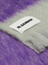 Detail View - Click To Enlarge - JIL SANDER - Colourblock mohair-wool scarf