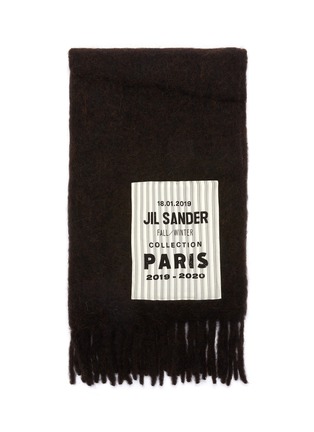 Detail View - Click To Enlarge - JIL SANDER - Logo label scarf