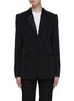 Main View - Click To Enlarge - HELMUT LANG - Layered notched lapel wool twill blazer