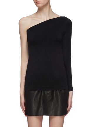 Main View - Click To Enlarge - HELMUT LANG - One-shoulder long sleeve top