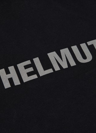  - HELMUT LANG - 'Helmut Laws' slogan graphic print hoodie