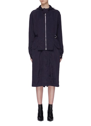 Main View - Click To Enlarge - HELMUT LANG - Detachable hooded panel parka