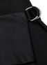 Detail View - Click To Enlarge - HELMUT LANG - Asymmetric hem tuxedo wrap midi skirt