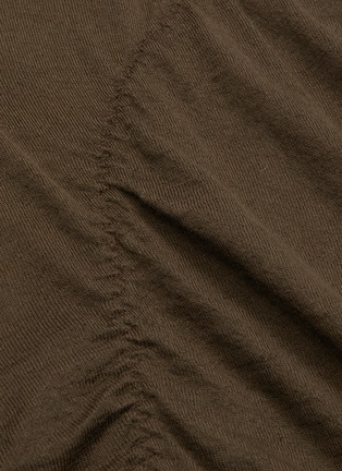  - HELMUT LANG - Asymmetric seam cashmere blend V-neck sweater