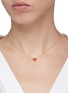 Figure View - Click To Enlarge - HEFANG - 'Mini Heart Sign' cubic zirconia pendant necklace