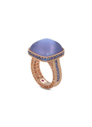 Main View - Click To Enlarge - ROBERTO COIN - 'Roman Barocco' gemstone 18k rose gold ring