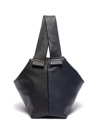 Main View - Click To Enlarge - A-ESQUE - 'Hobo Cross' colourblock leather tote