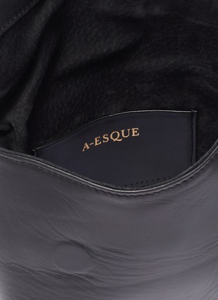 Detail View - Click To Enlarge - A-ESQUE - 'Envelope' leather double pouch belt bag