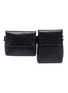 Main View - Click To Enlarge - A-ESQUE - 'Envelope' leather double pouch belt bag