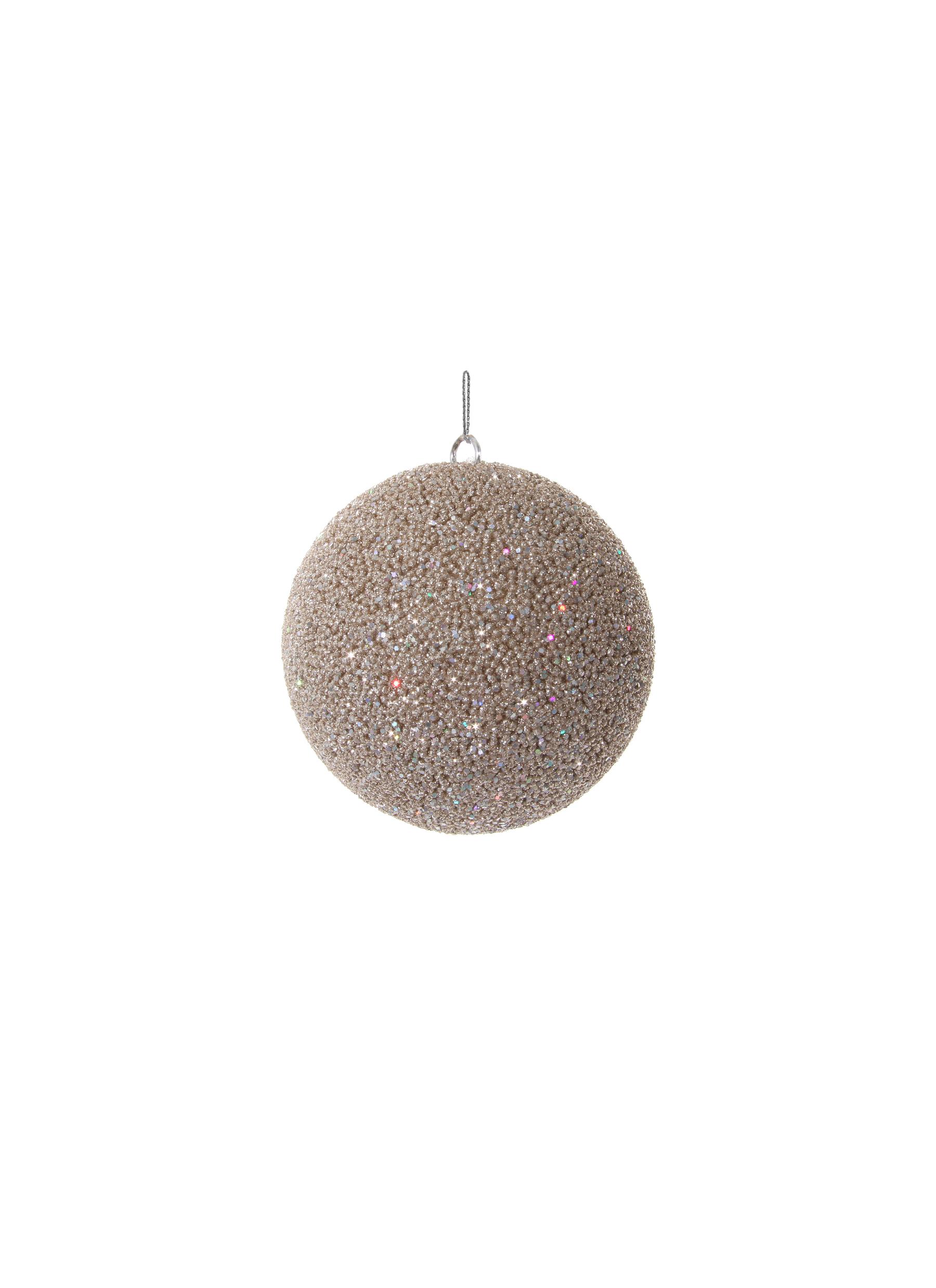 Shishi Bead Glass Ball Christmas Ornament