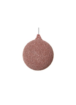 Main View - Click To Enlarge - SHISHI - Glitter ball Christmas ornament – Pink